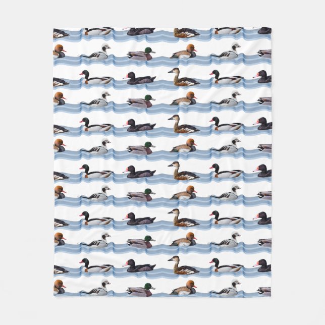 Velo Cobertor de Fleece Dandy Ducks (escolha a cor) (Frente)