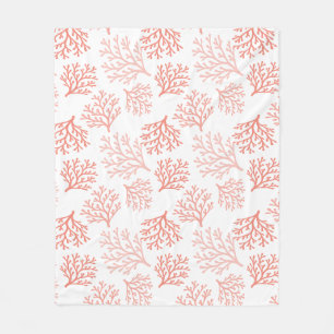 Velo Cobertor de Fleece de Coral Costeiro Elegante In
