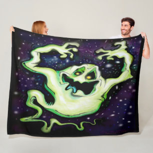 Velo Cobertor de Fleece de Fantasma de Halloween