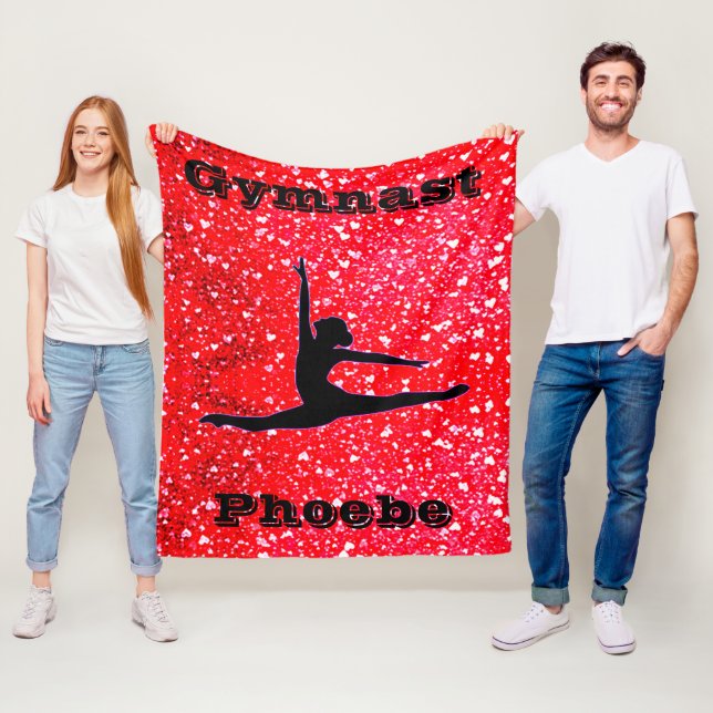 Velo Cobertor de Fleece de Ginástica para Meninas com C (In Situ)