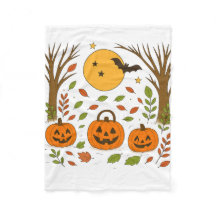 Cobertor de fleece de Halloween