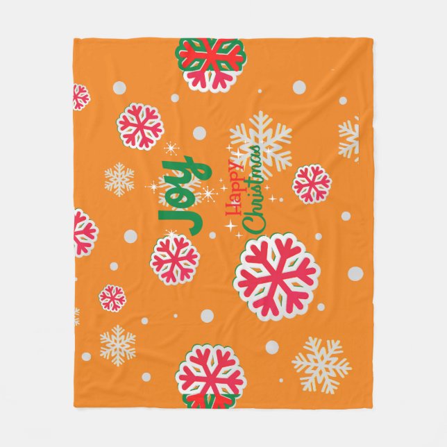 Velo Cobertor de Fleece de Natal (Frente)