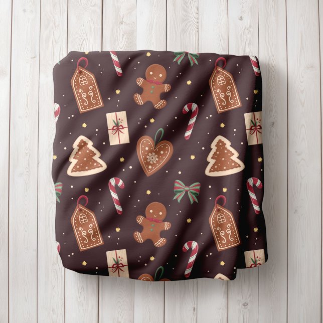 Velo Cobertor de Fleece de Natal Personalizado (Criador carregado)