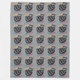 Velo Cobertor de Fleece de Preguiça