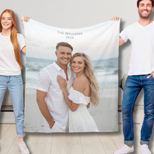 Velo Cobertor de Fleece de Presente de Engajamento Pers