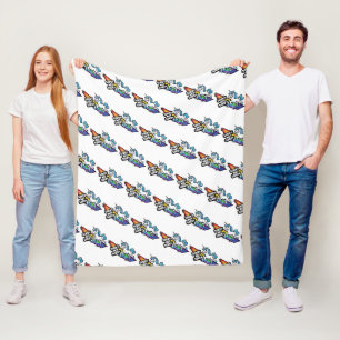 Velo Cobertor de Fleece de Unicórnio Desculpa Não Descu