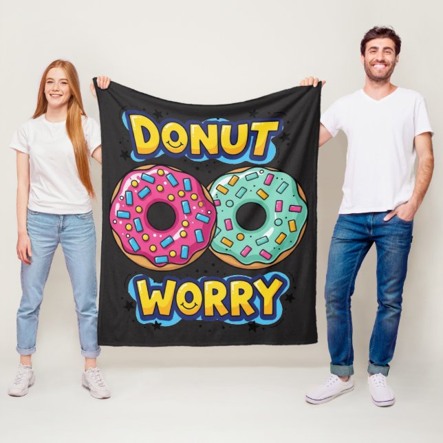 Velo Cobertor de Fleece Donut Worry (In Situ)