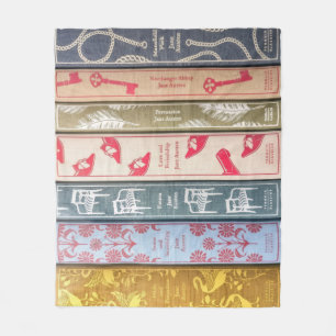 Velo Cobertor de Fleece dos Livros de Jane Austen
