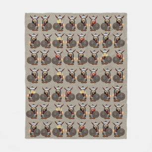 Velo Cobertor de Fleece dos Vikings