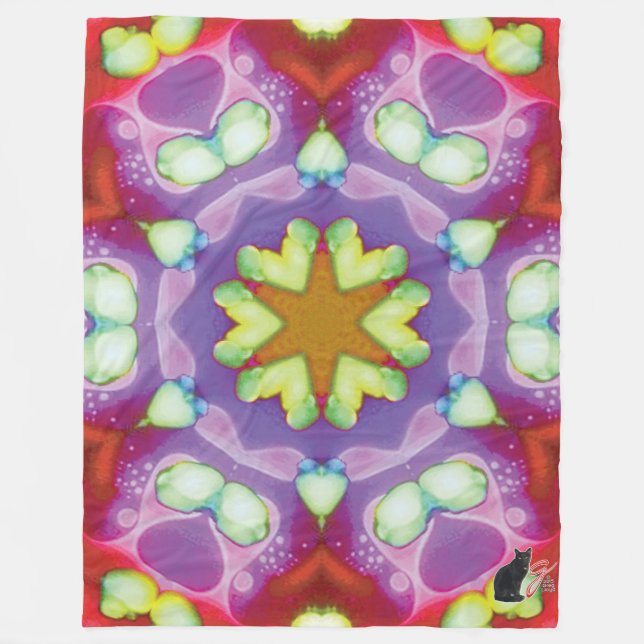 Velo Cobertor de Fleece Elysium Kaleidoscope (Frente)