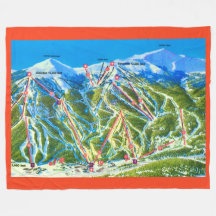 Cobertor de Fleece Encostas de Esqui Copper Mtn