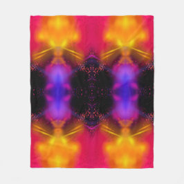 Velo Cobertor de Fleece Estilo Abstrato