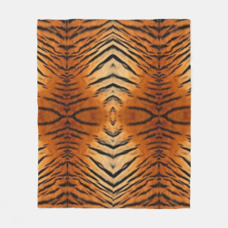 Velo Cobertor de Fleece estilo Tigre