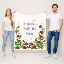 Cobertor de Fleece Floral