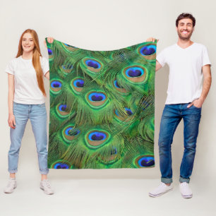 Velo Cobertor de Fleece, Foto de Belas Penas de Pavão