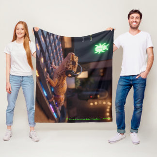 Velo Cobertor de Fleece GeckoDev // Programador Cyberpu