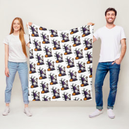 Velo Cobertor de Fleece Gnome de Halloween