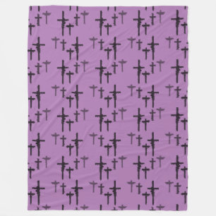 Velo Cobertor de Fleece Grunge Pastel