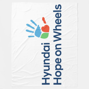 Velo Cobertor de Fleece Hyundai Hope on Wheels
