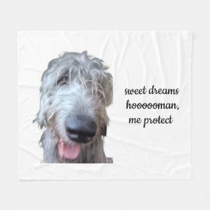 Velo Cobertor de Fleece Irish Wolfhound – Sonhos Doces