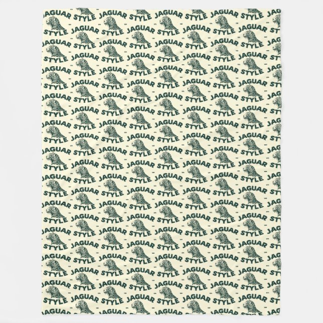 Velo Cobertor de Fleece Jaguar (Frente)