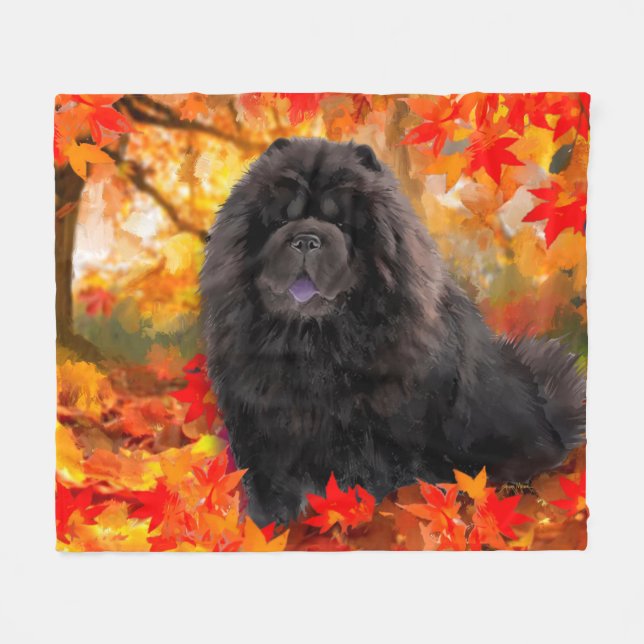 Velo Cobertor de fleece JAX Chow 2020 Holiday (Frente (Horizontal))