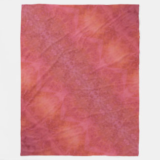 Velo Cobertor de Fleece Laranja e Rosa Alegre
