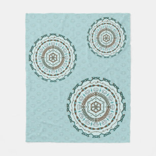 Velo Cobertor de Fleece Lotus Weave