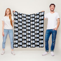 Cobertor de Fleece Malshi Com Texto