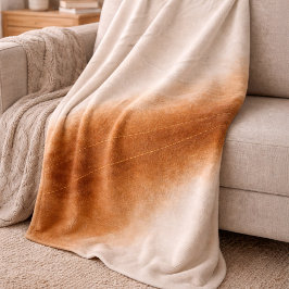 Velo Cobertor de Fleece Marrom Marfim Desvanecido