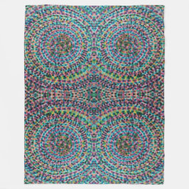 Velo Cobertor de Fleece Mosaico de Confetes