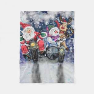 Velo Cobertor de Fleece para Bebê de Natal