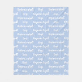 Velo Cobertor de Fleece Personalizado