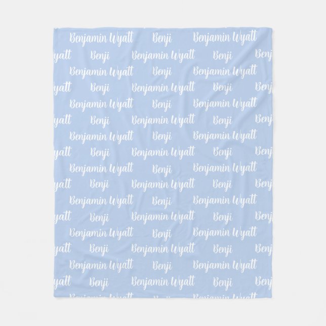 Velo Cobertor de Fleece Personalizado (Frente)