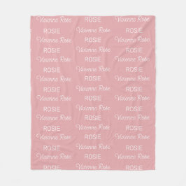 Velo Cobertor de Fleece Personalizado