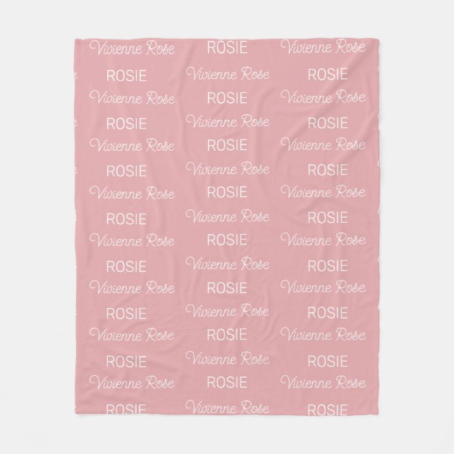Velo Cobertor de Fleece Personalizado (Frente)