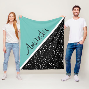 Velo Cobertor de fleece personalizado com design de 3 t