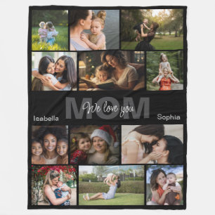 Velo Cobertor de Fleece Personalizado com Foto e Nome