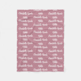 Velo Cobertor de Fleece Personalizado para Crianças