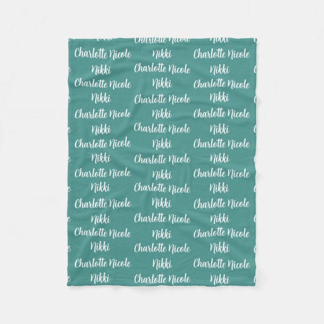 Velo Cobertor de Fleece Personalizado para Crianças (Frente)