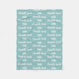 Velo Cobertor de Fleece Personalizado para Crianças