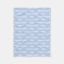 Velo Cobertor de Fleece Personalizado para Crianças