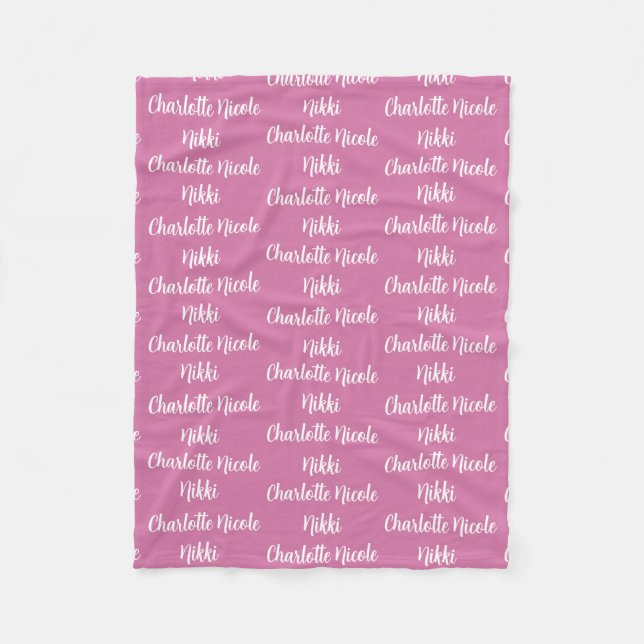 Velo Cobertor de Fleece Personalizado para Crianças (Frente)