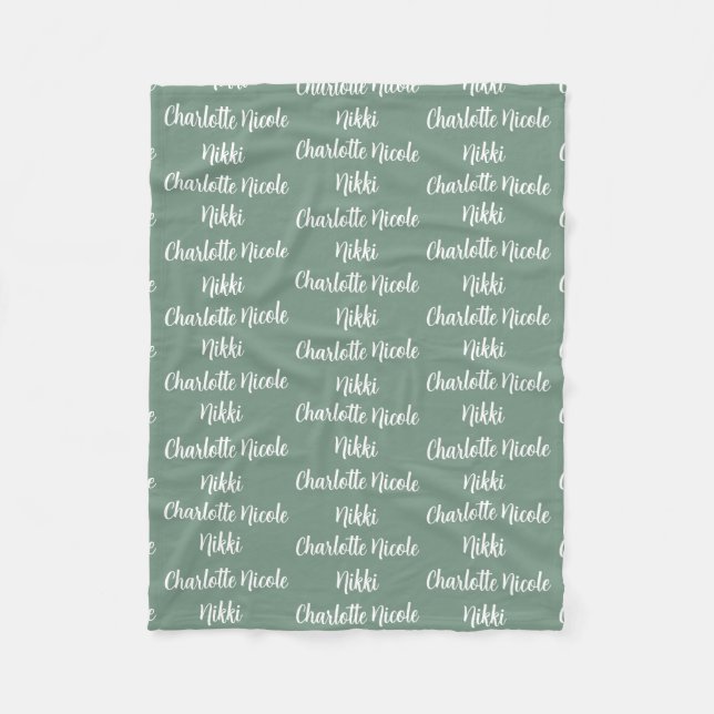 Velo Cobertor de Fleece Personalizado para Crianças (Frente)
