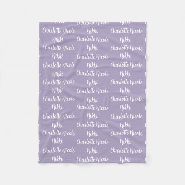 Velo Cobertor de Fleece Personalizado para Crianças (Frente)