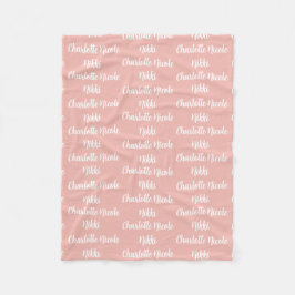 Velo Cobertor de Fleece Personalizado para Crianças