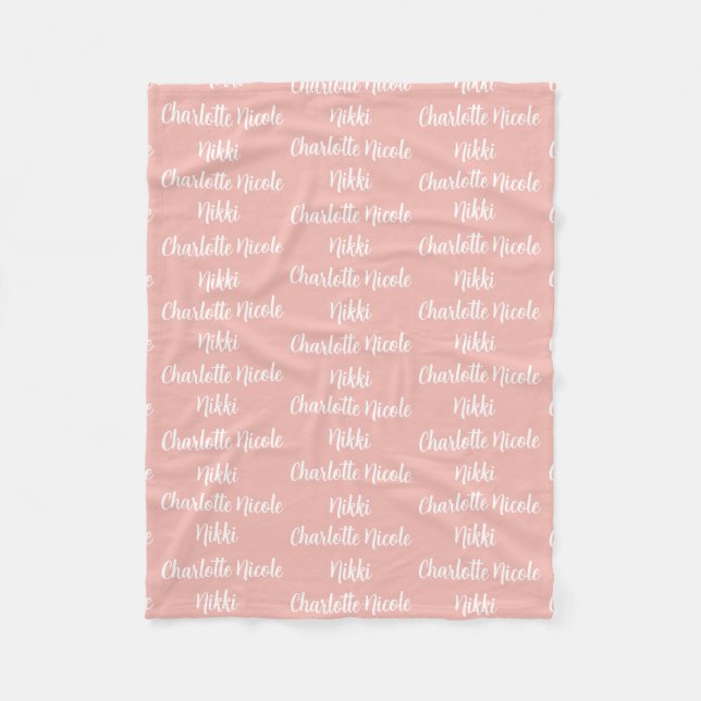 Velo Cobertor de Fleece Personalizado para Crianças (Frente)