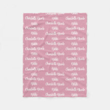 Cobertor de Fleece Personalizado para Crianças
