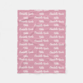 Velo Cobertor de Fleece Personalizado para Crianças
