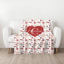 Cobertor de Fleece personalizado para o Dia dos Na